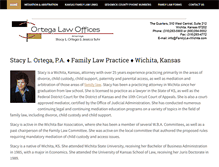 Tablet Screenshot of familylawwichita.com